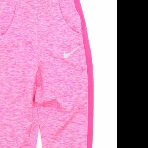 Nike Girls Pink   Jogger Trousers Size 6 Years