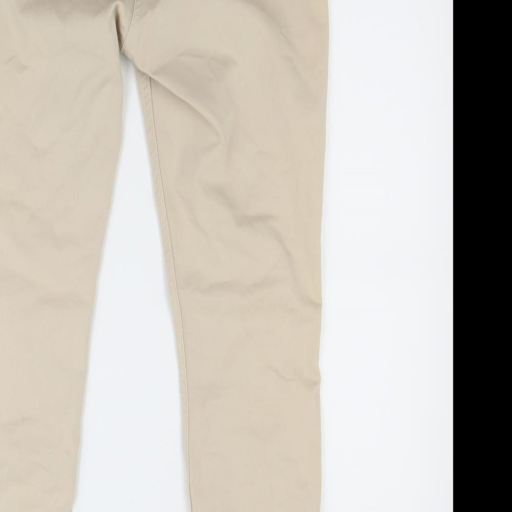Wallis Womens Beige   Skinny Jeans Size 12 L26 in