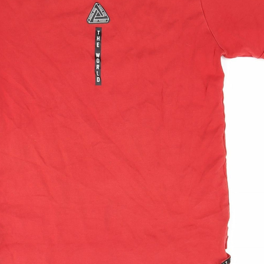RESERVED Boys Red   Basic T-Shirt Size 14 Years