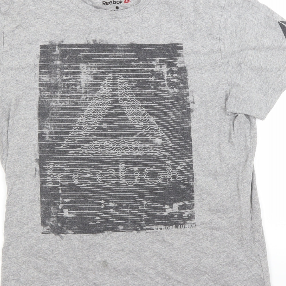 rebok Womens Grey   Basic T-Shirt Size S