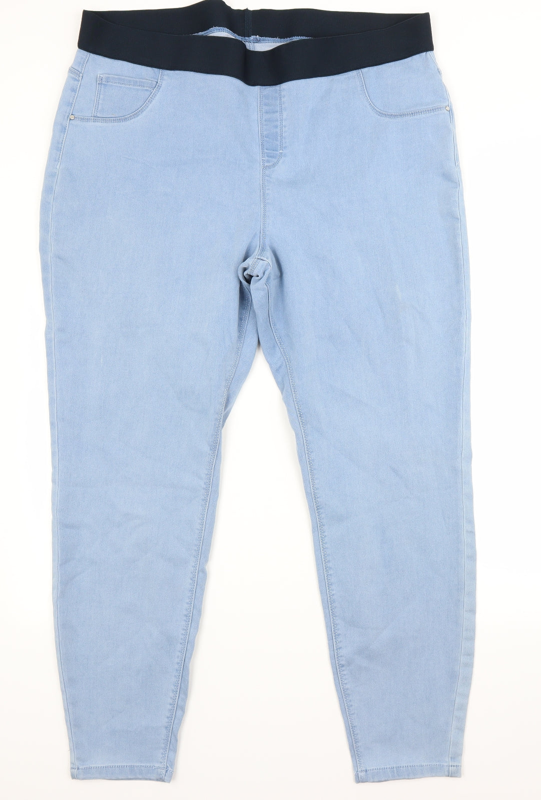 George Womens Blue  Denim Jegging Jeans Size 22 L28 in