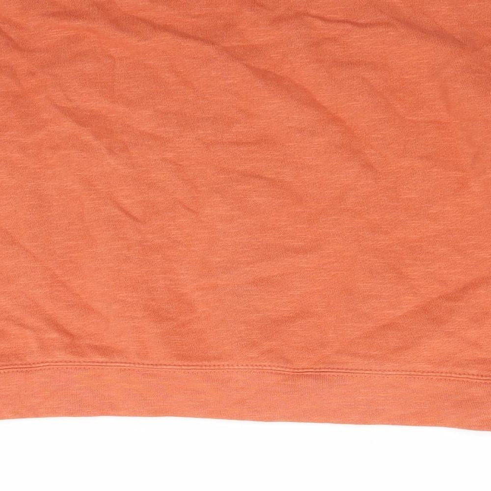 Preworn Boys Orange   Pullover Sweatshirt Size 10 Years