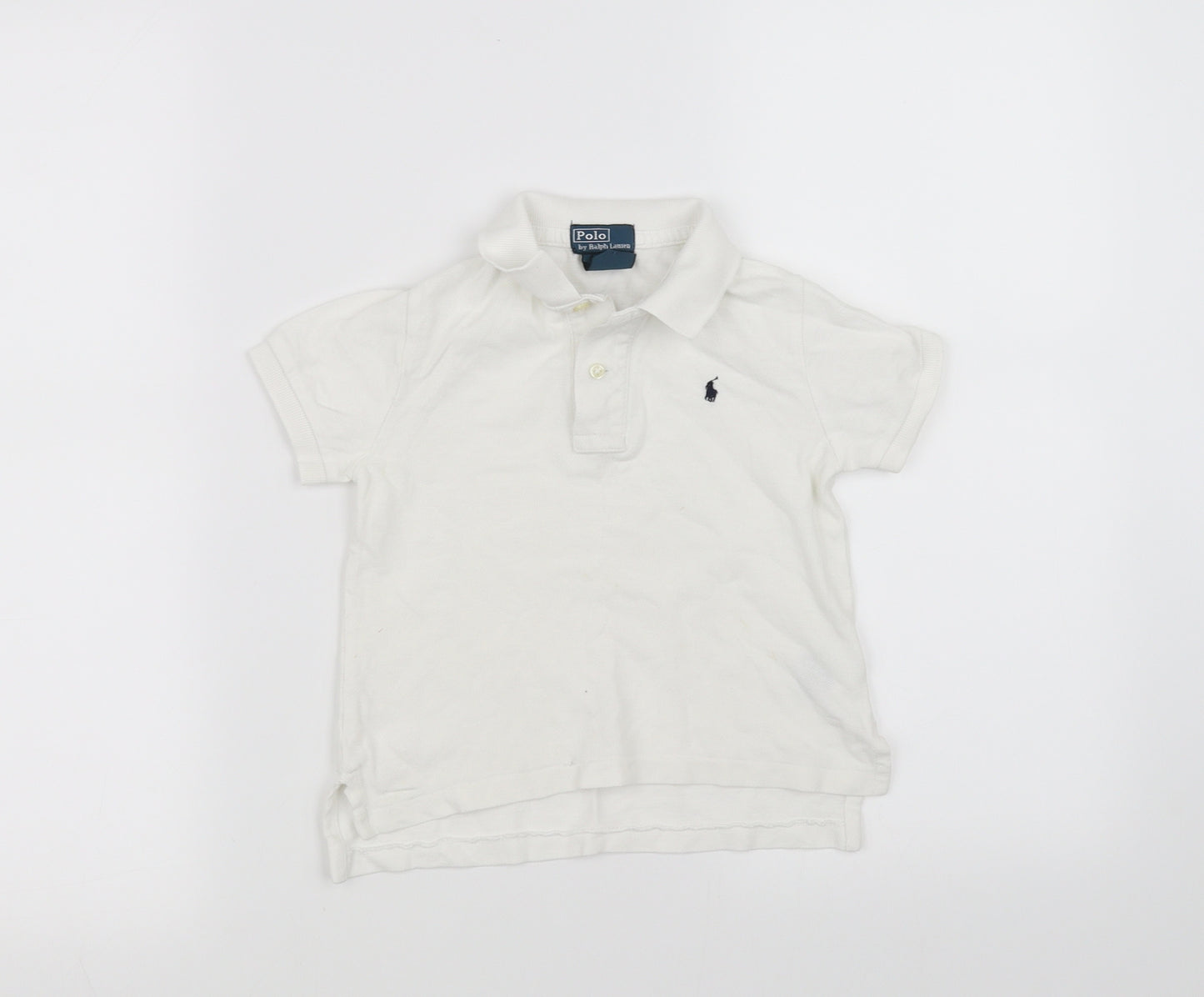 Ralph Lauren Boys White   Basic Polo Size 2 Years