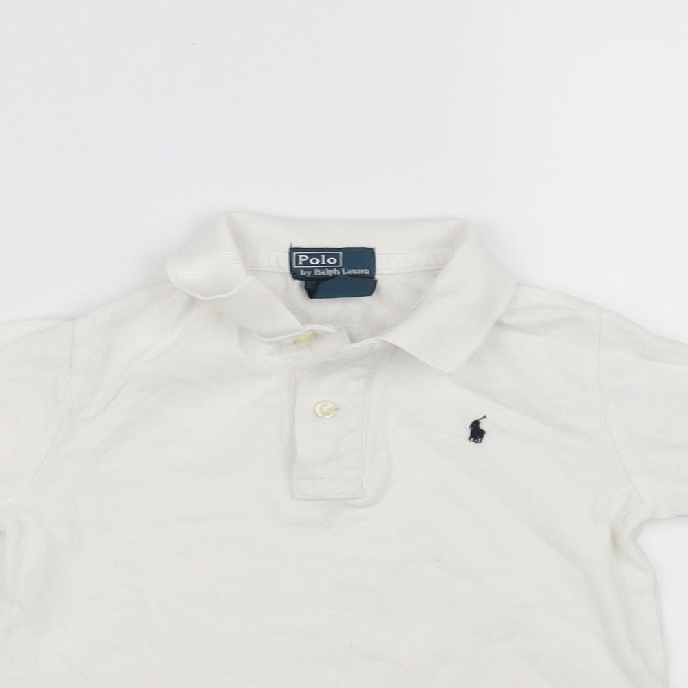 Ralph Lauren Boys White   Basic Polo Size 2 Years