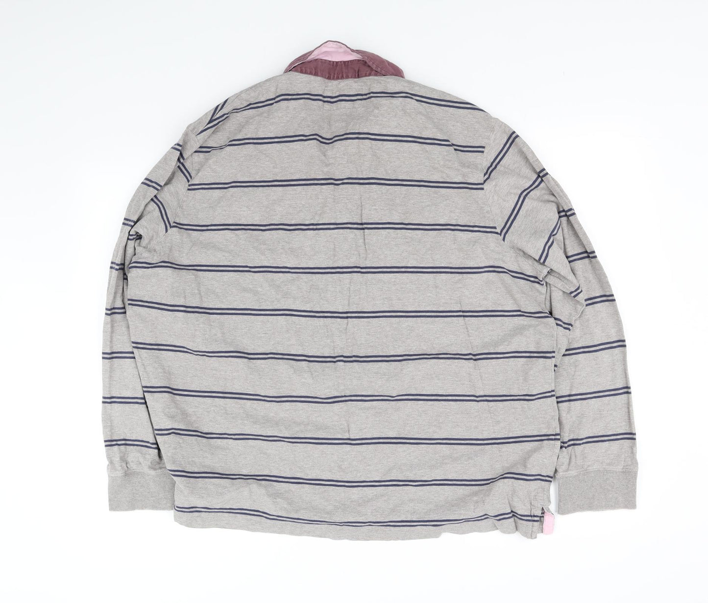 pre worn Mens Grey Houndstooth   Polo Size XL