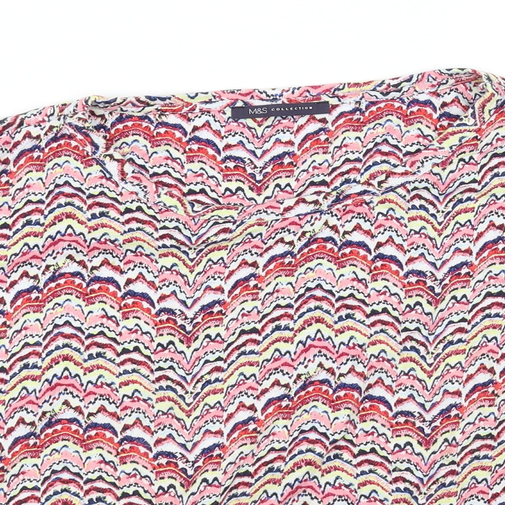 m&s Womens Purple   Basic Blouse Size L