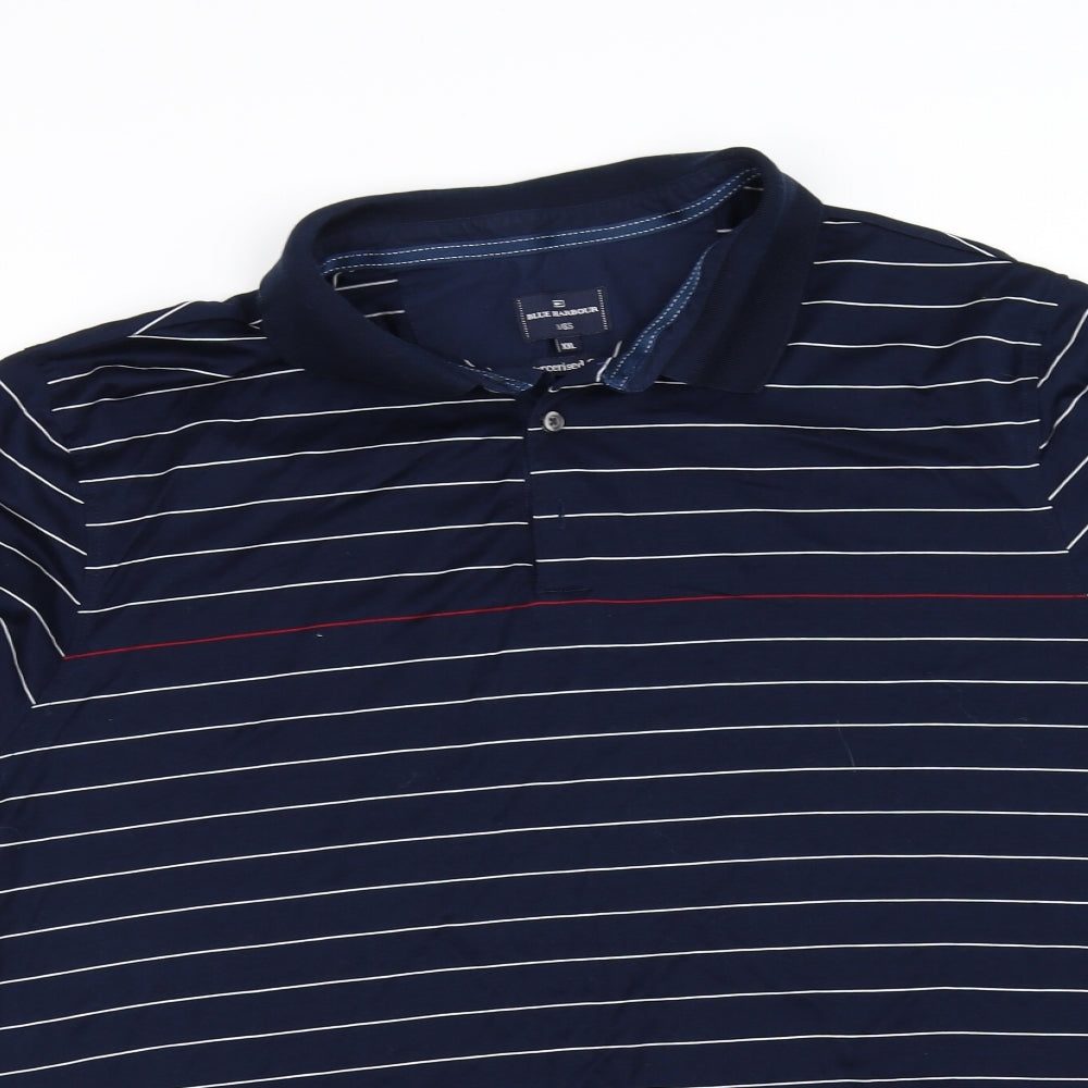 Blue Harbour Mens Blue    Polo Size Big 2X