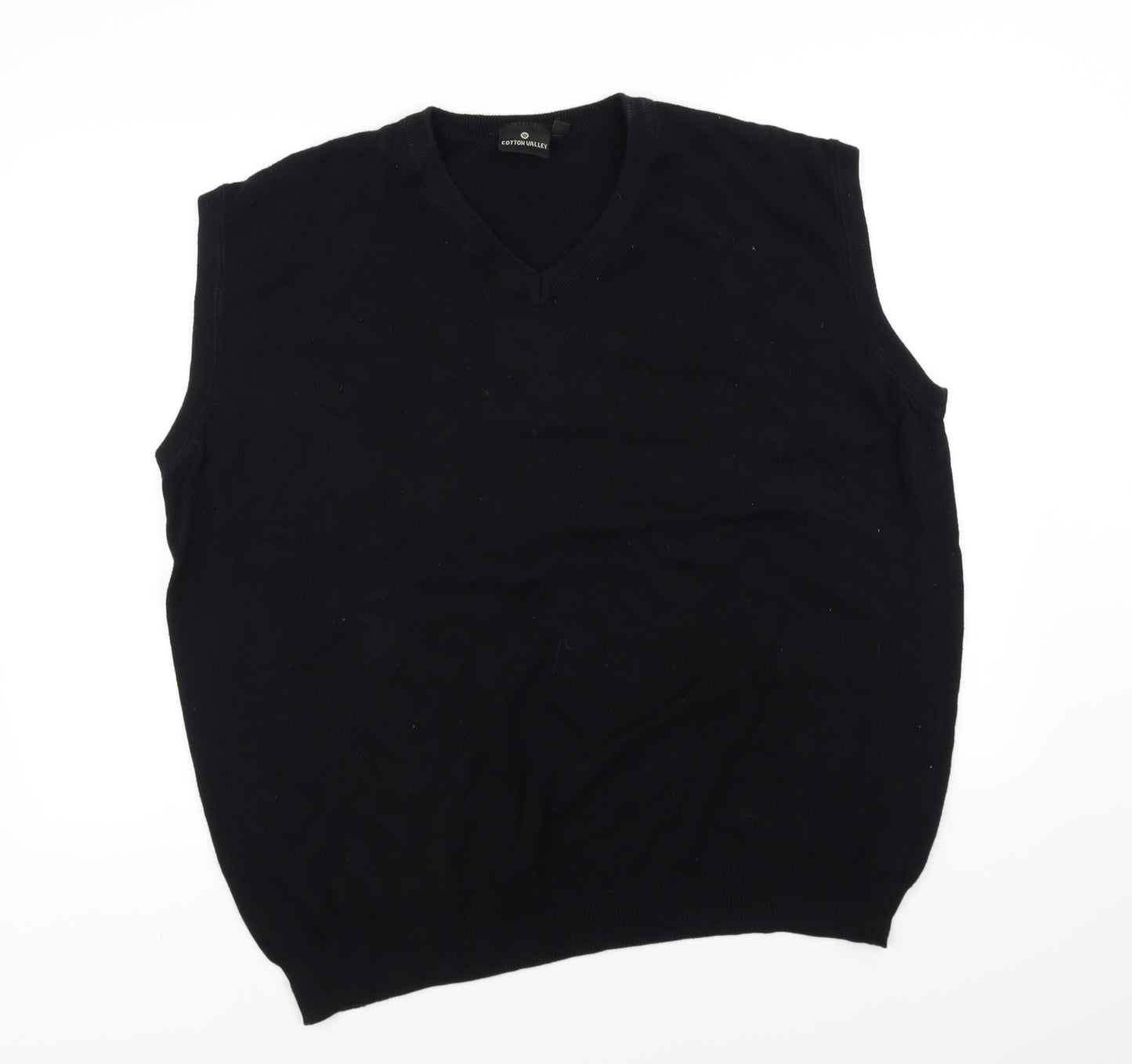 cotton valley Womens Black   Basic Blouse Size 2XL