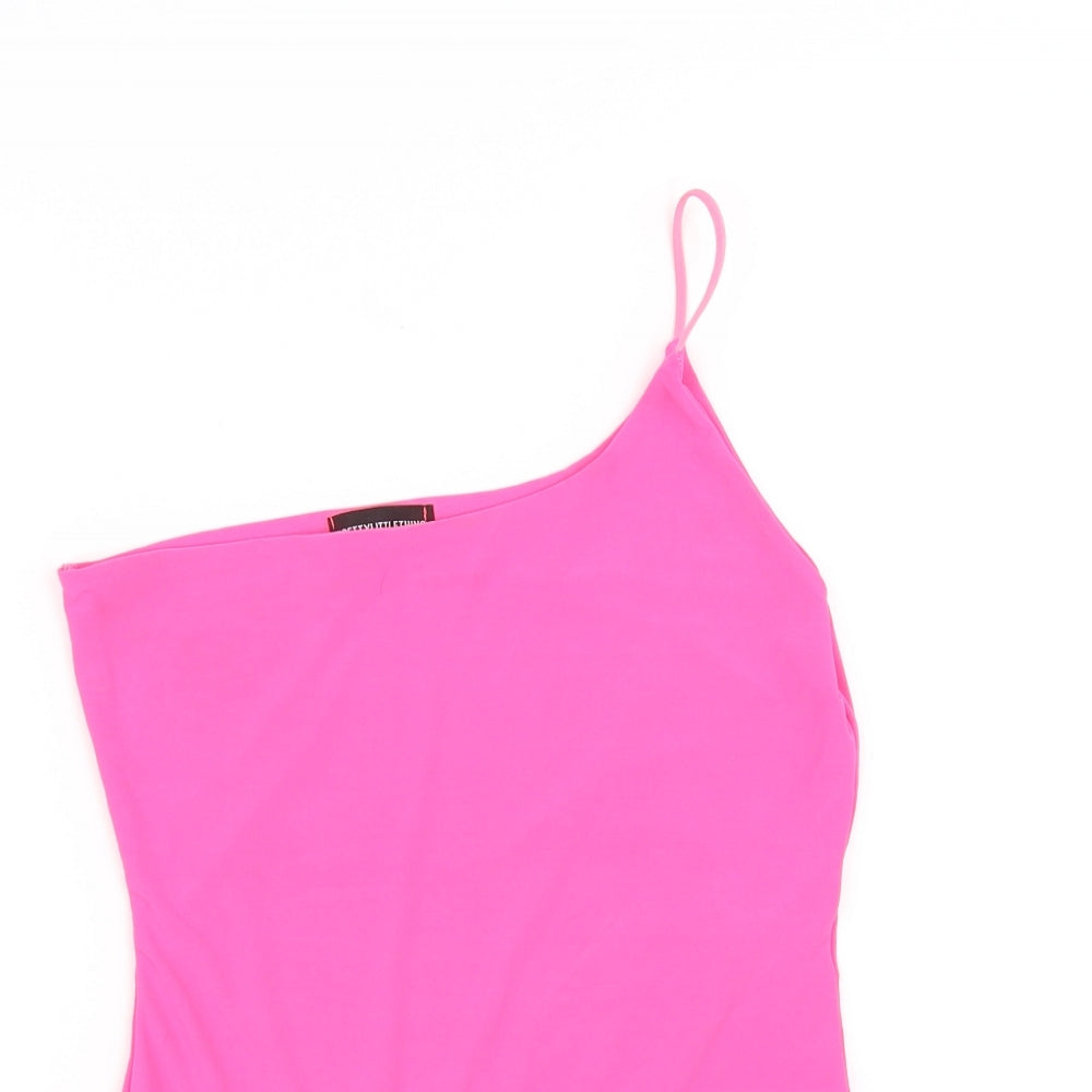 pretty little thing Womens Pink   Leotard One-Piece Size 10