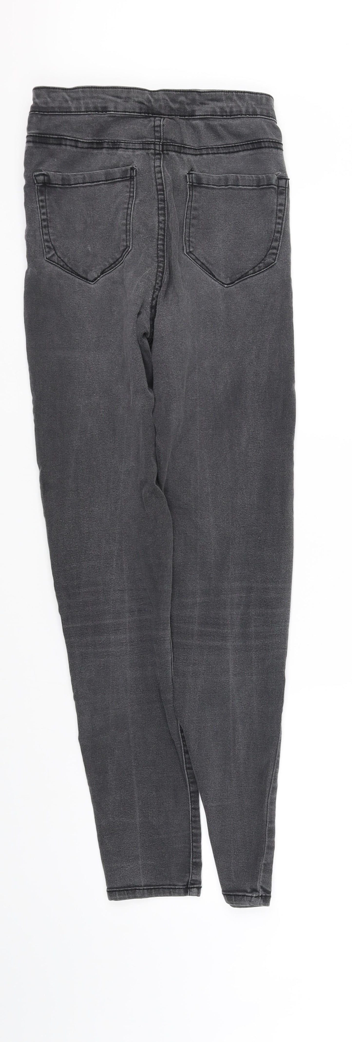 deniem co Womens Grey   Straight Jeans Size 6 L32 in