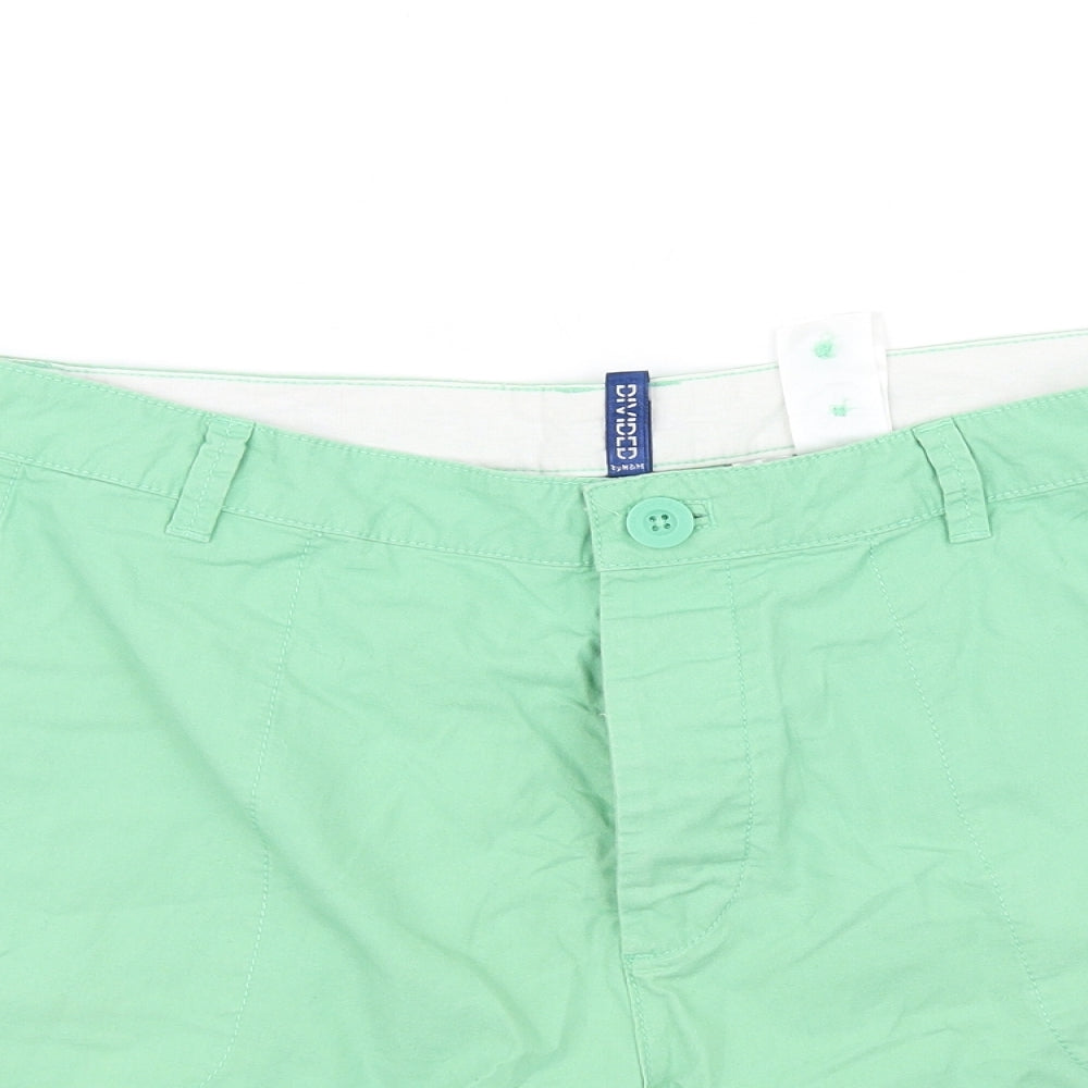 Divided Womens Gold   Cut-Off Shorts Size 32 in