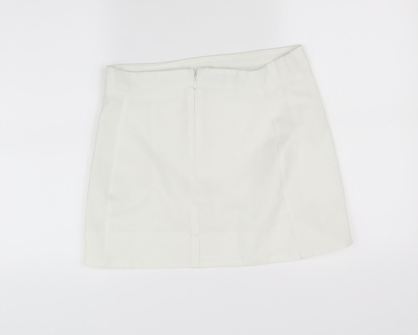 ne worn Womens White   Mini Skirt Size 10