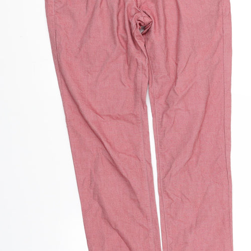 Topman Womens Red   Trousers  Size 32 in L34 in
