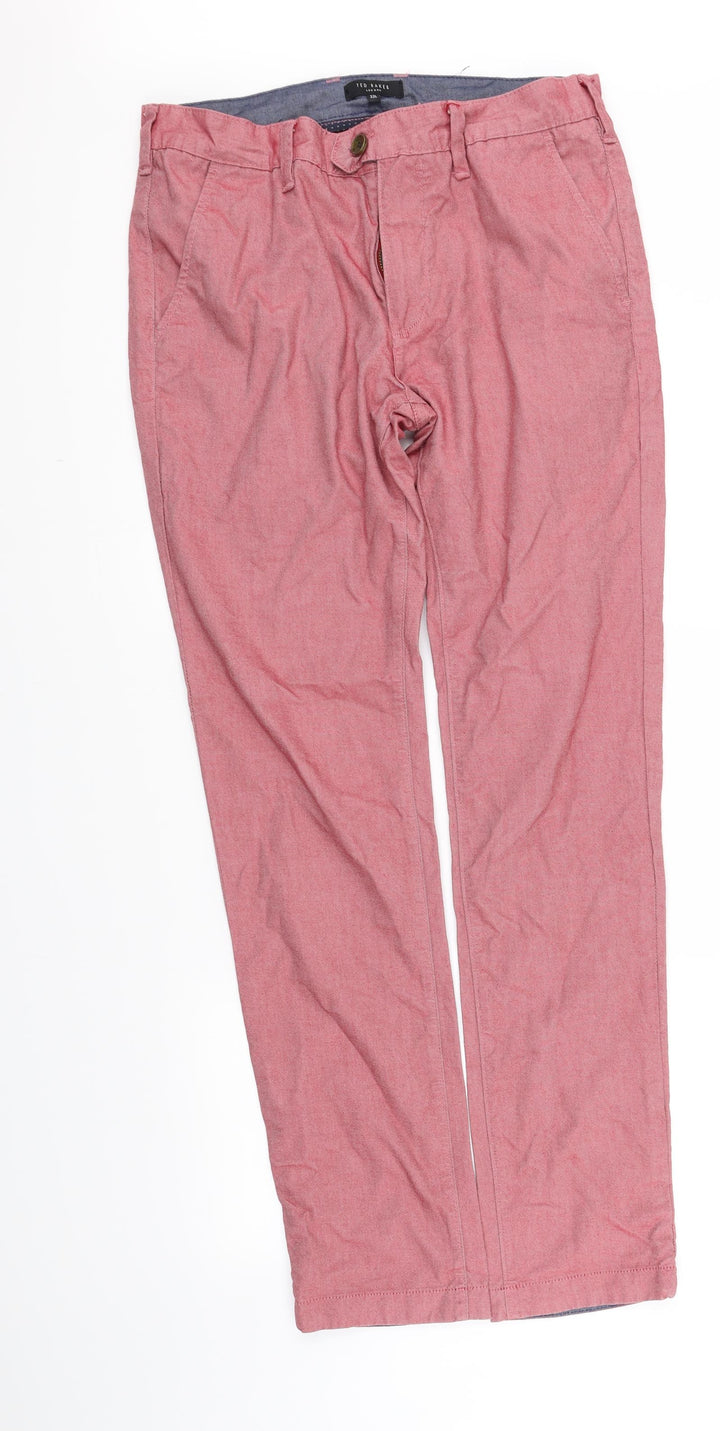 Topman Womens Red   Trousers  Size 32 in L34 in