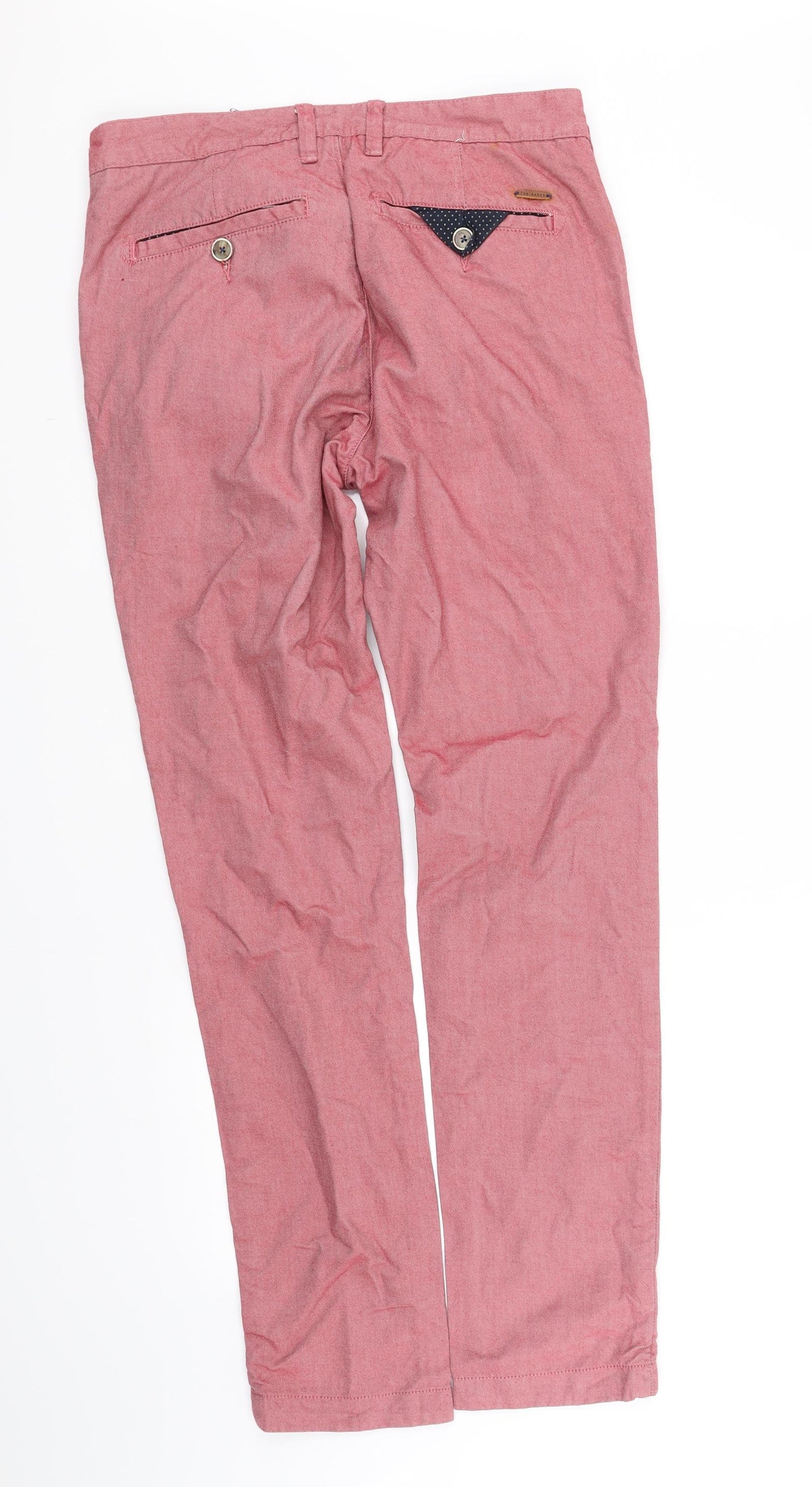 Topman Womens Red   Trousers  Size 32 in L34 in