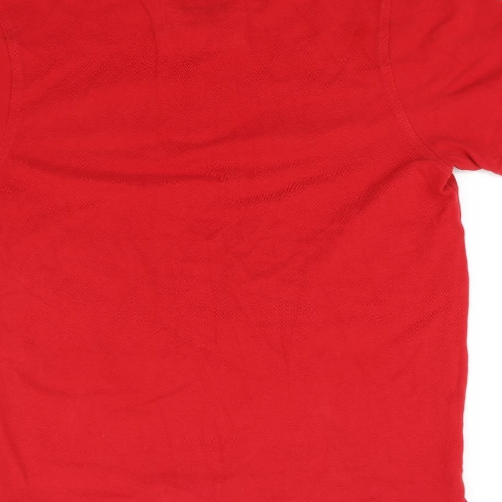 Luke Womens Red   Basic Polo Size XL