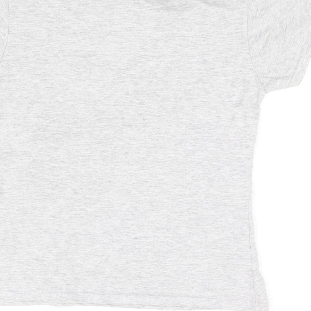 George Girls Grey   Basic T-Shirt Size 9-10 Years