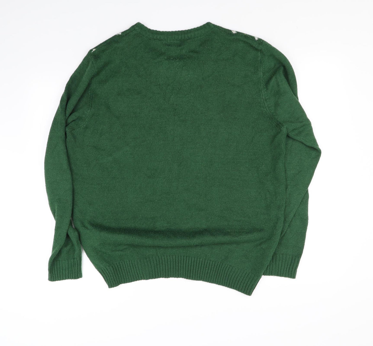 Avenue Mens Green   Pullover Jumper Size L