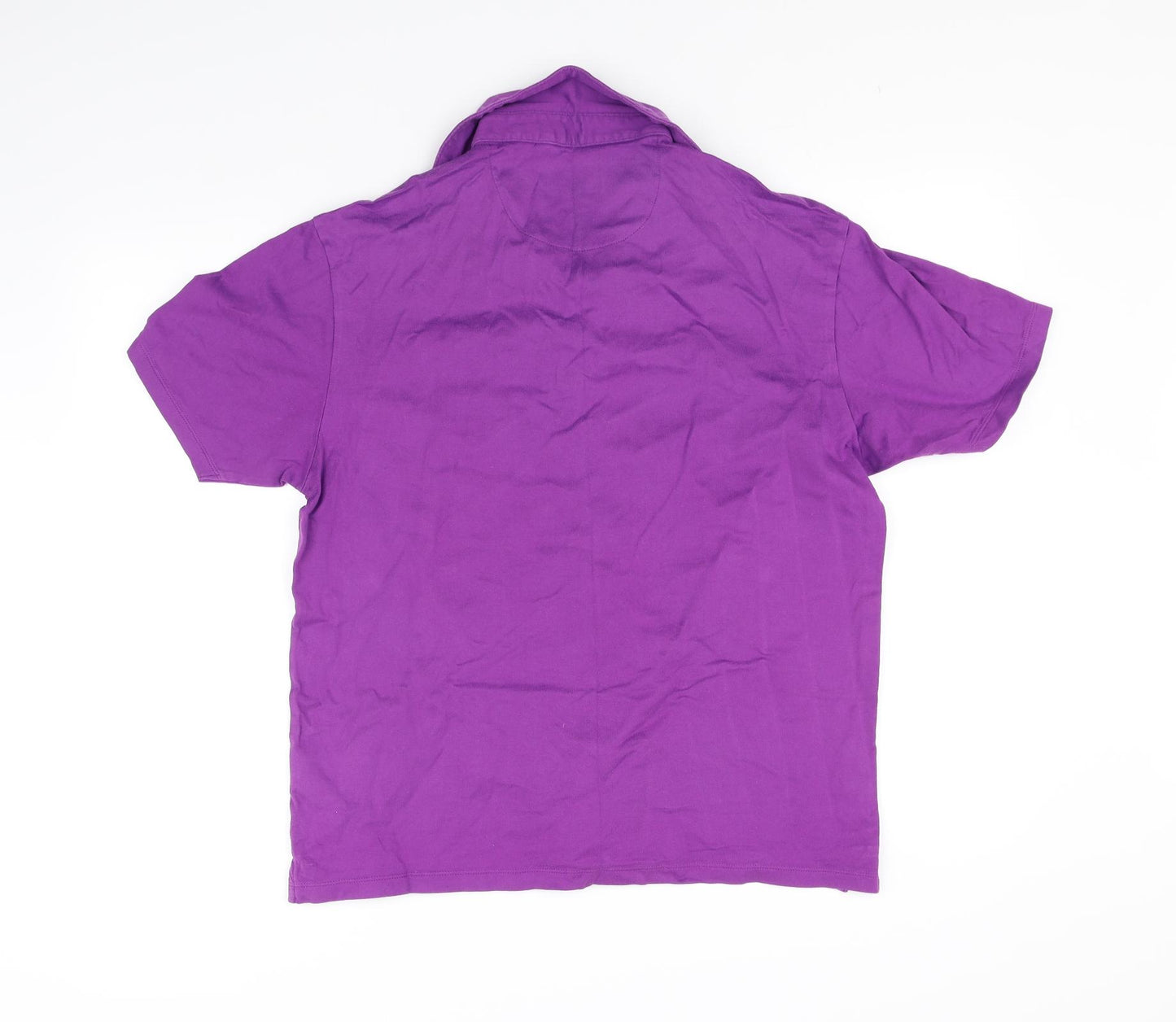 m&s Mens Purple    Polo Size M