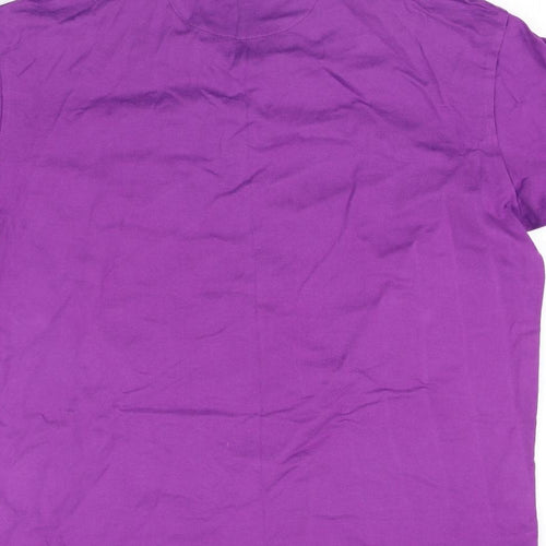 m&s Mens Purple    Polo Size M