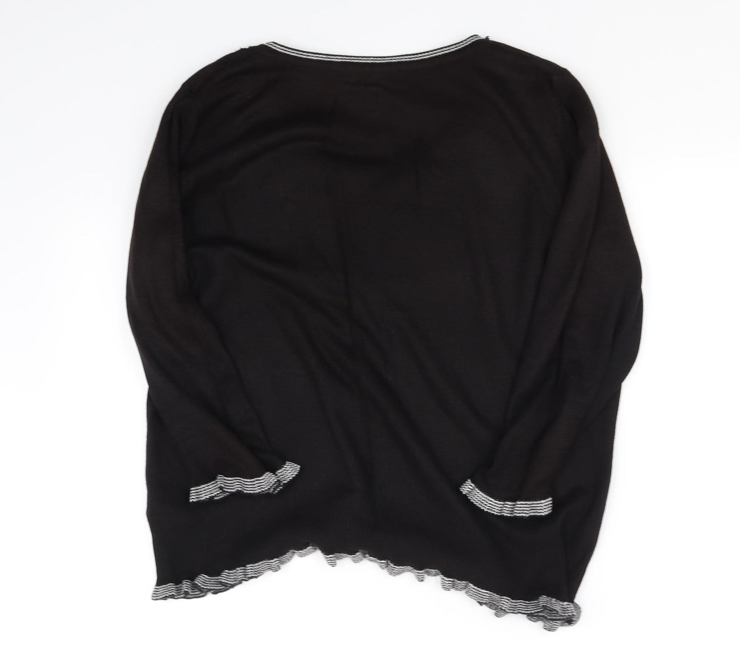 Per Una Womens Black   Pullover Jumper Size 18