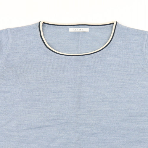 Classic Womens Blue   Basic Blouse Size 16