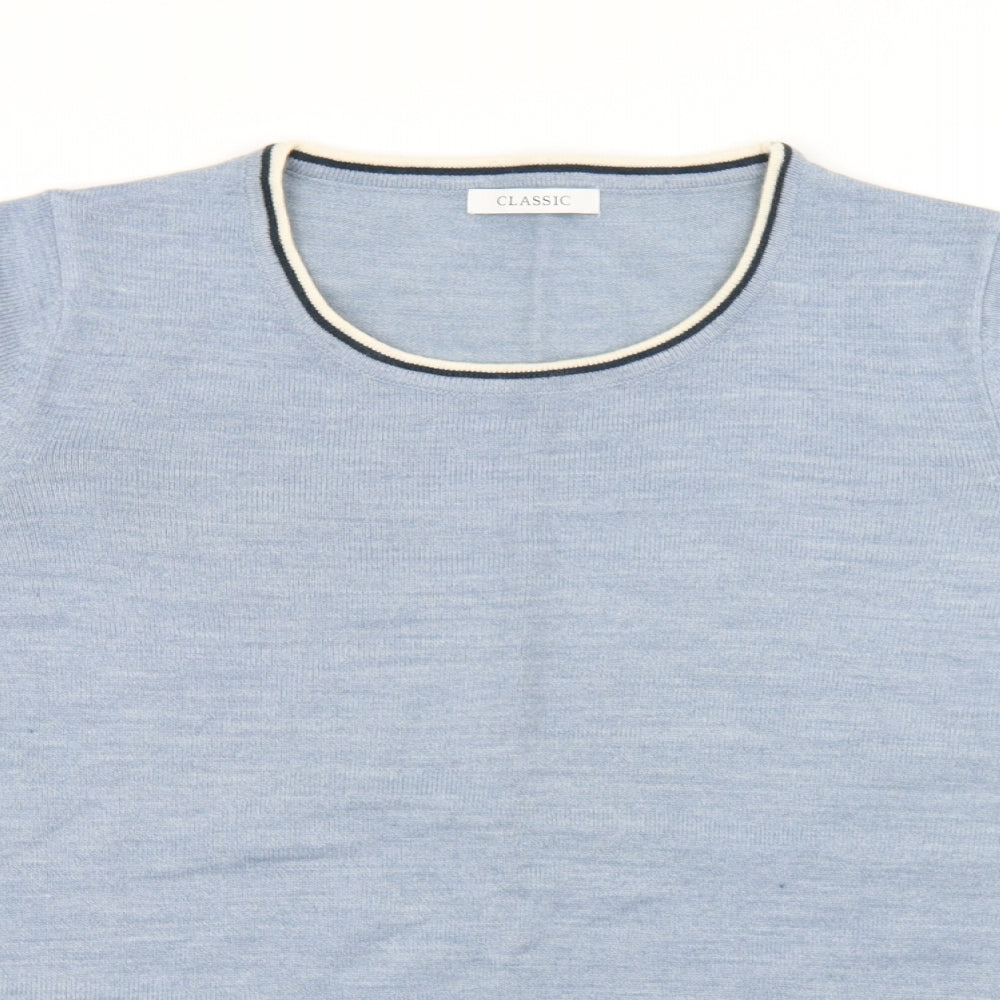 Classic Womens Blue   Basic Blouse Size 16