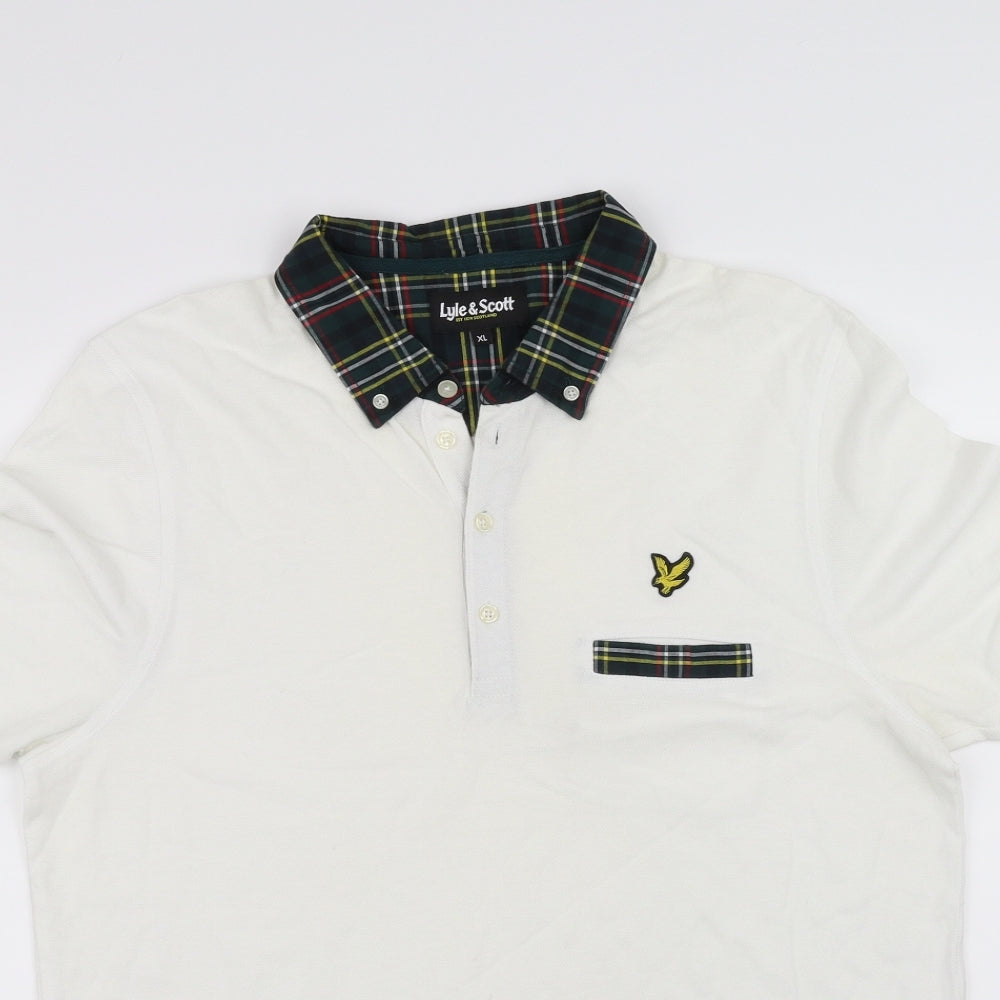lyle scott  Mens White    Polo Size XL