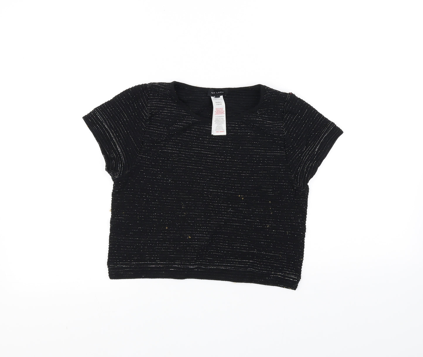New Look Womens Black   Basic Blouse Size M