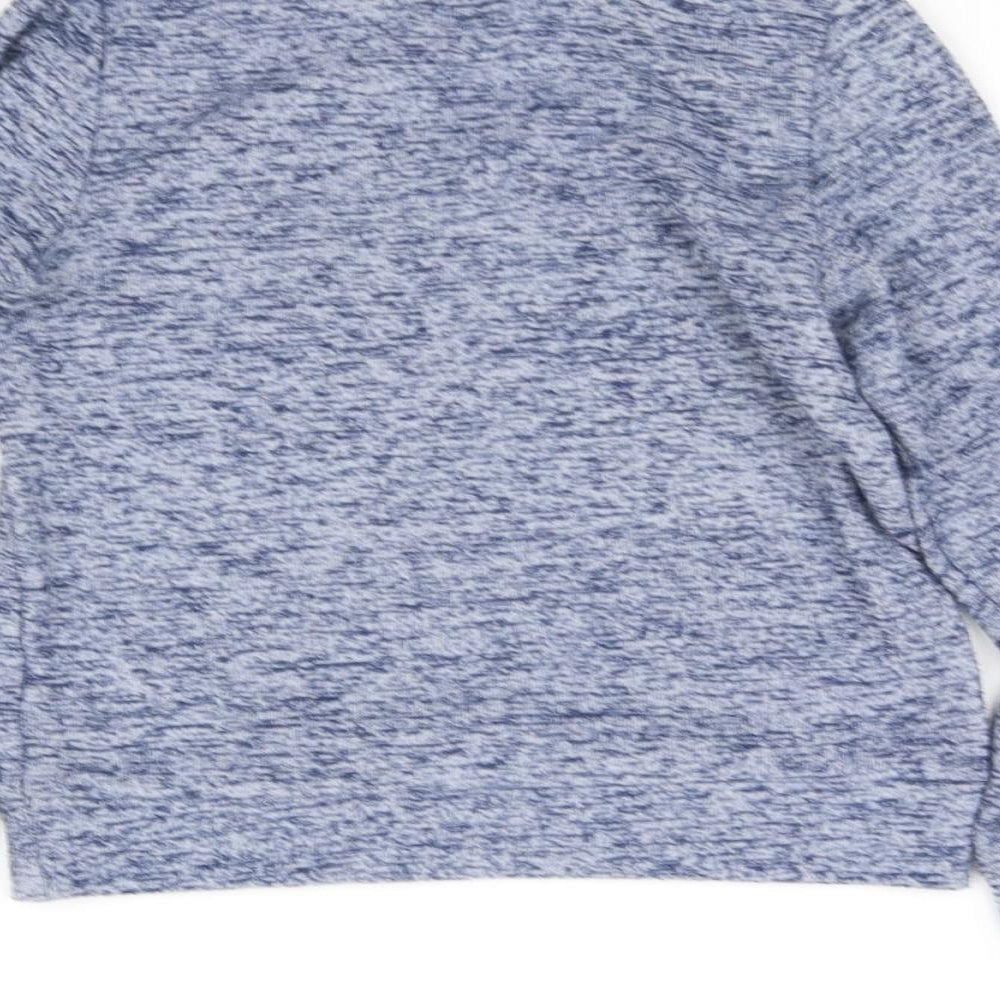 m&s Girls Blue   Basic T-Shirt Size 6-7 Years