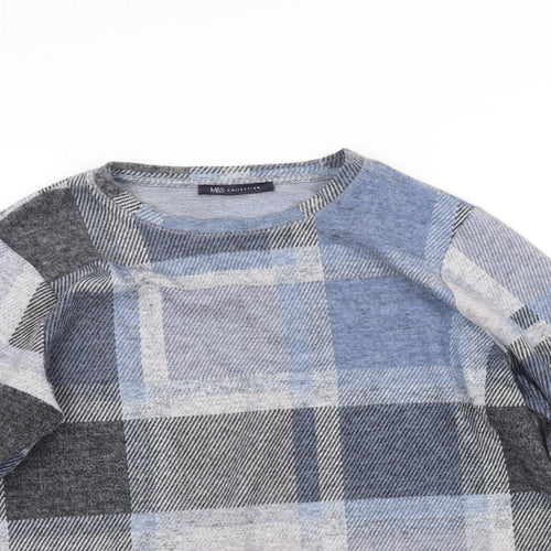 m&s Womens Blue   Pullover Jumper Size 16