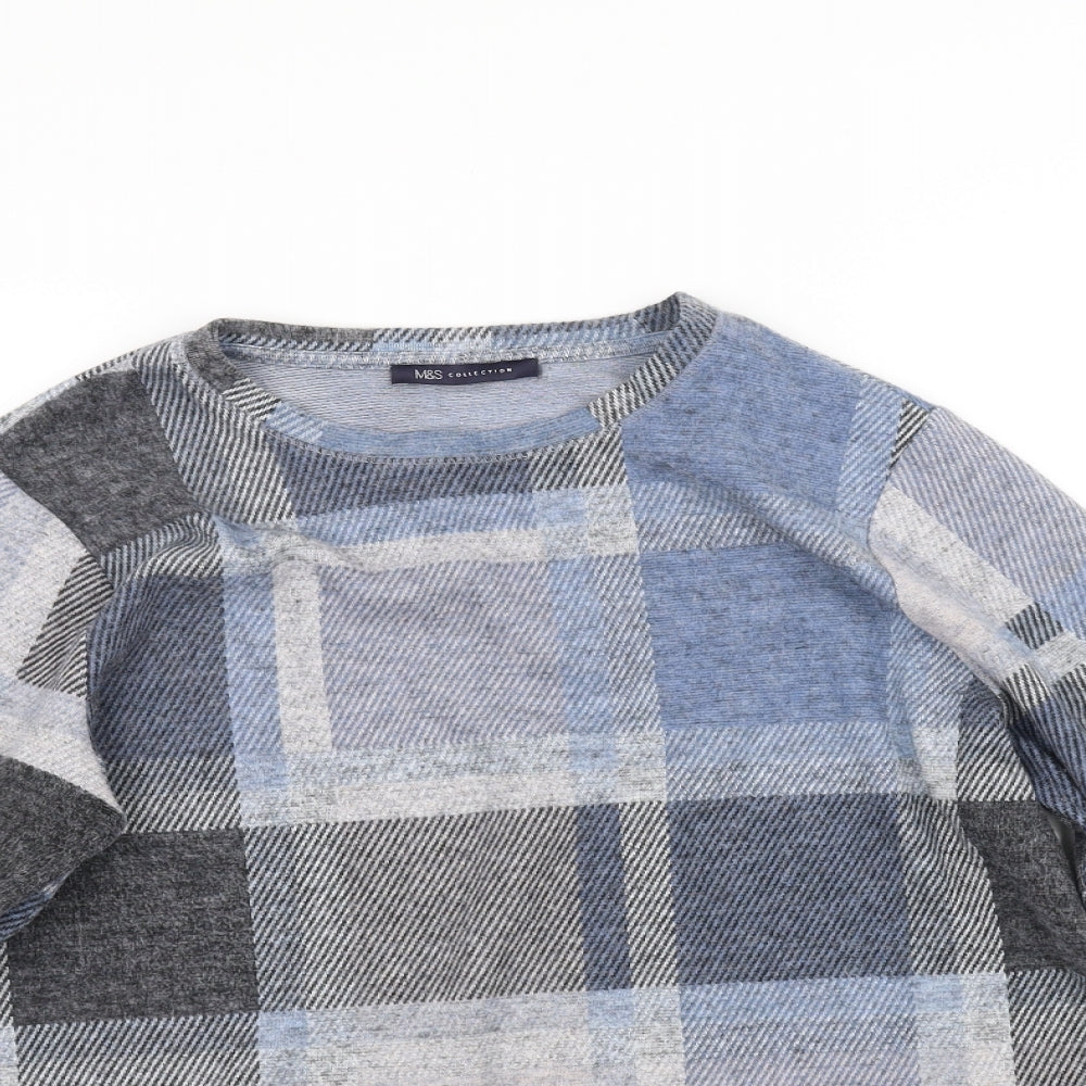 m&s Womens Blue   Pullover Jumper Size 16