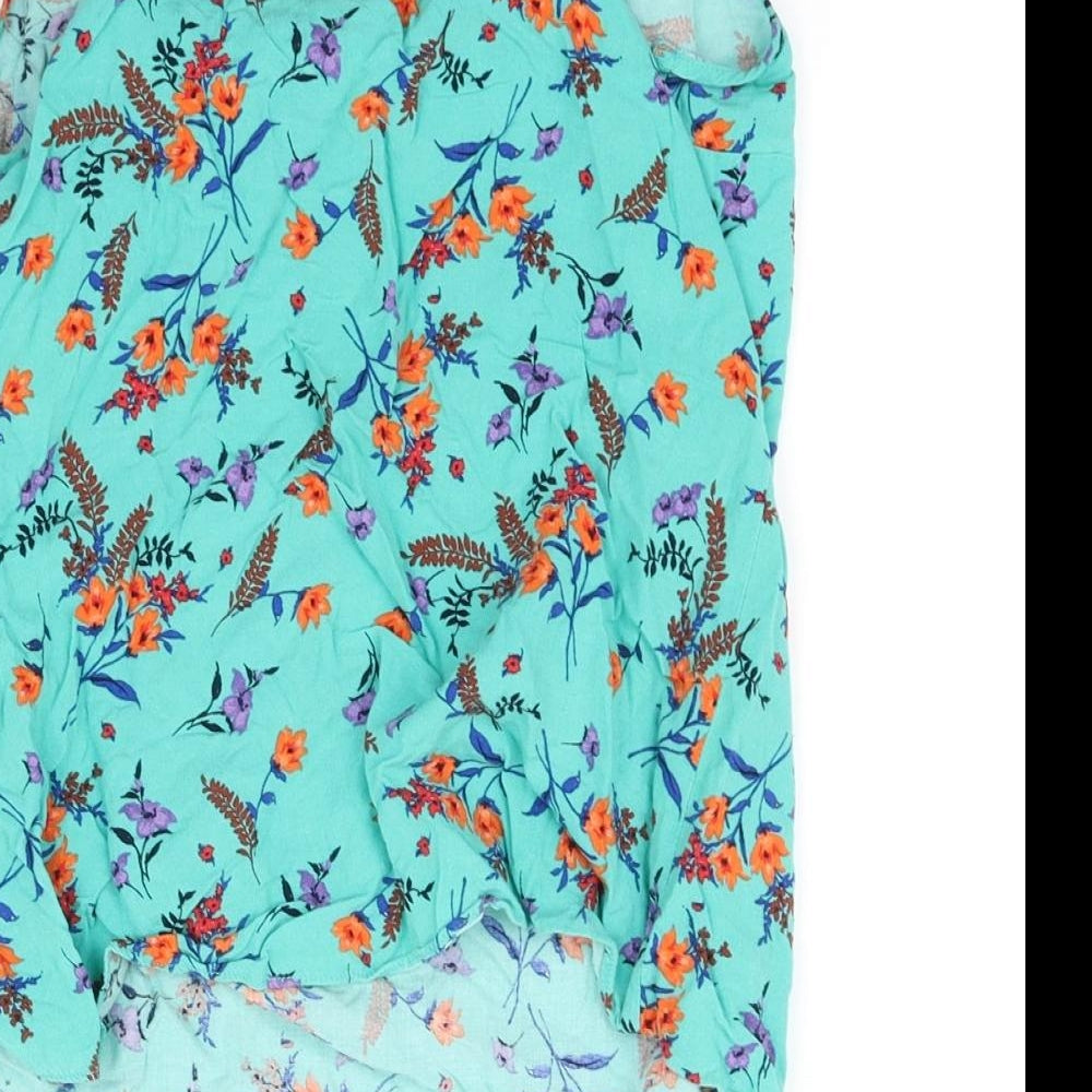 Papaya Womens Green   Basic Blouse Size 10