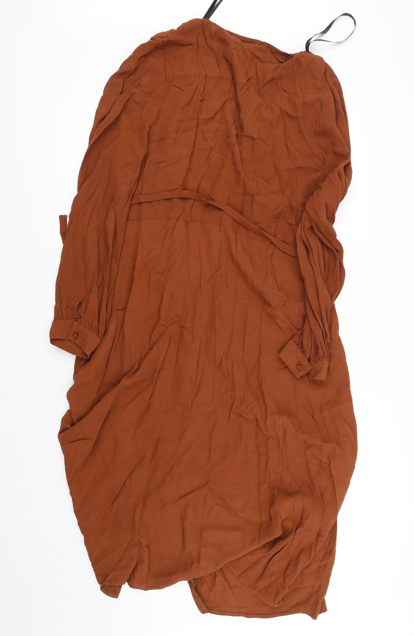 Primark Womens Orange Houndstooth  Fit & Flare  Size 20