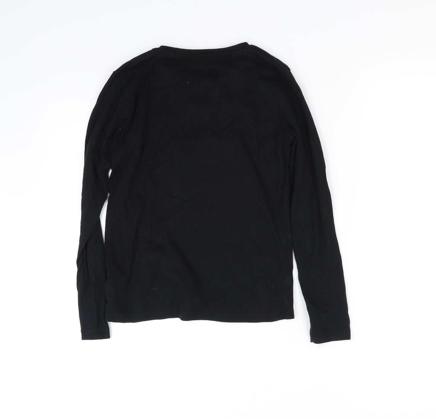 emoi Girls Black   Basic T-Shirt Size 9-10 Years