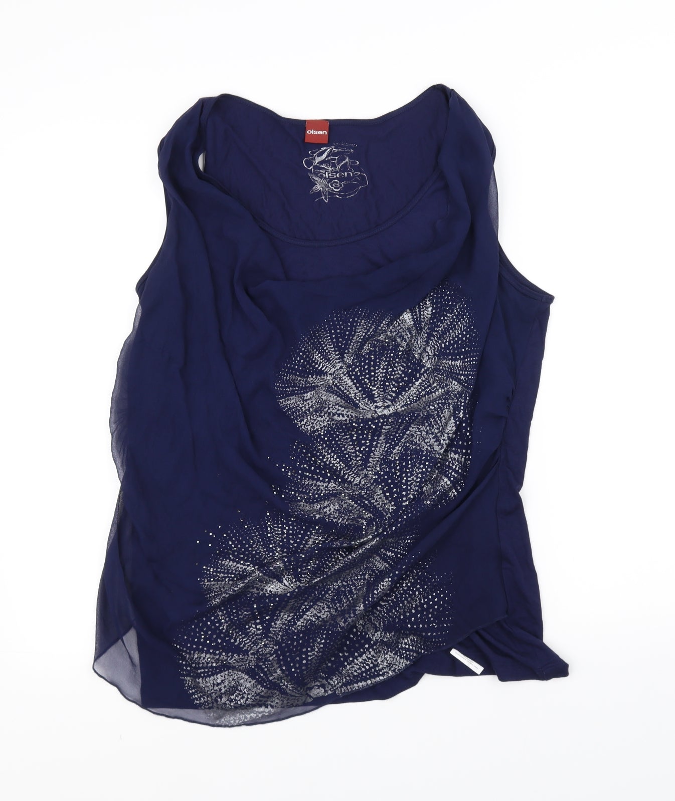 Olsen Womens Blue   Basic Blouse Size 18