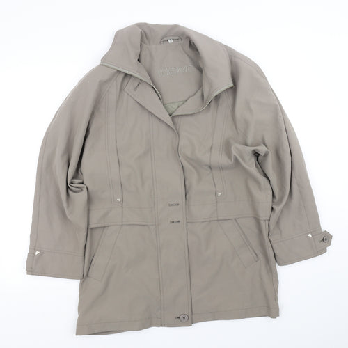 Telemac Womens Beige   Jacket Coat Size S