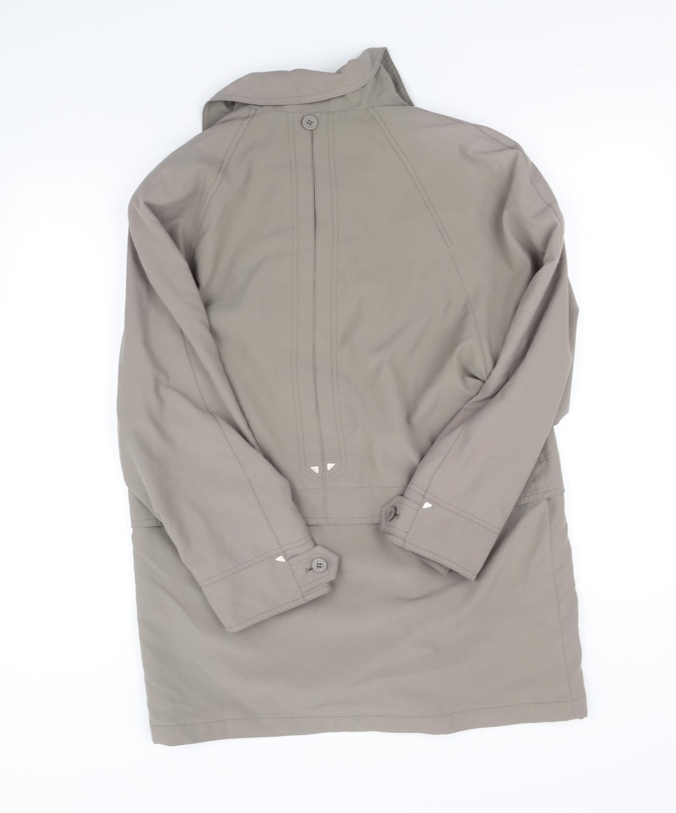 Telemac Womens Beige   Jacket Coat Size S