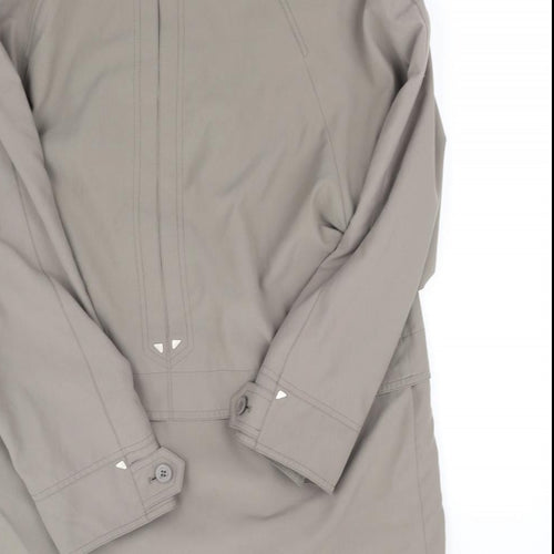 Telemac Womens Beige   Jacket Coat Size S