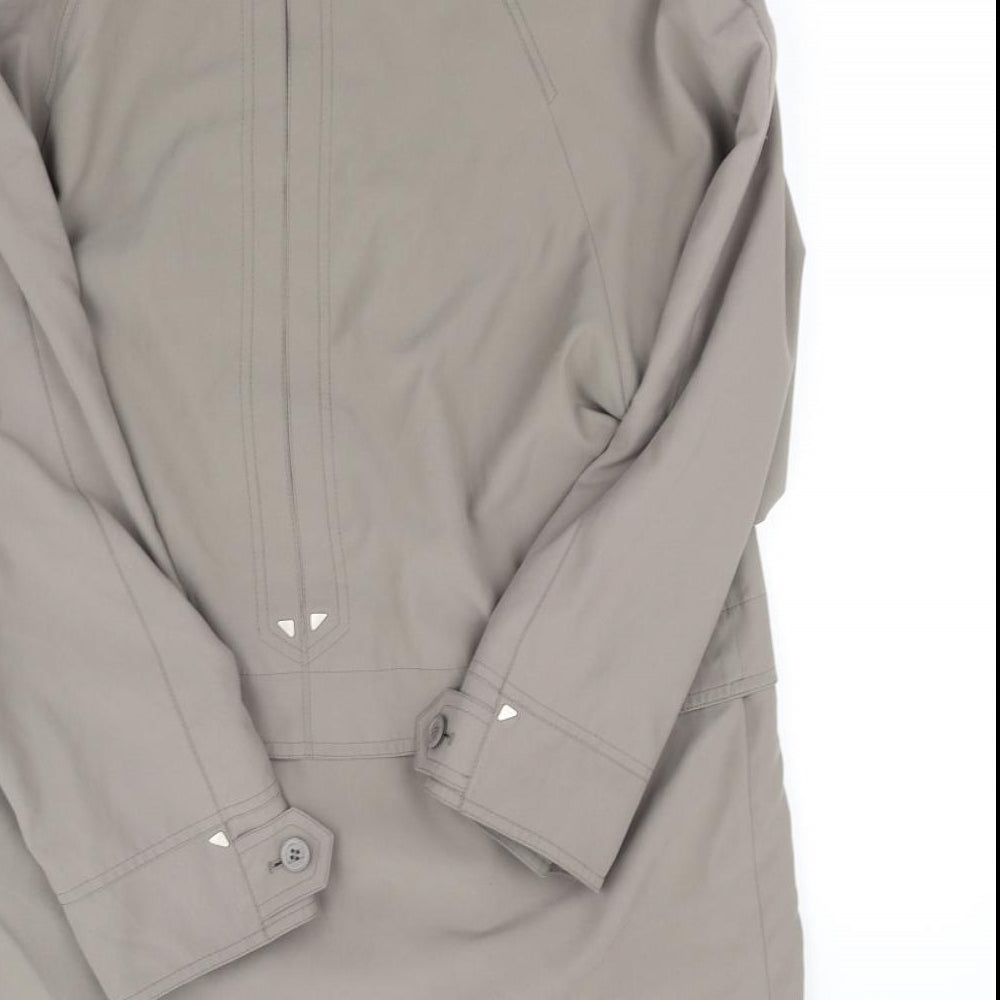 Telemac Womens Beige   Jacket Coat Size S