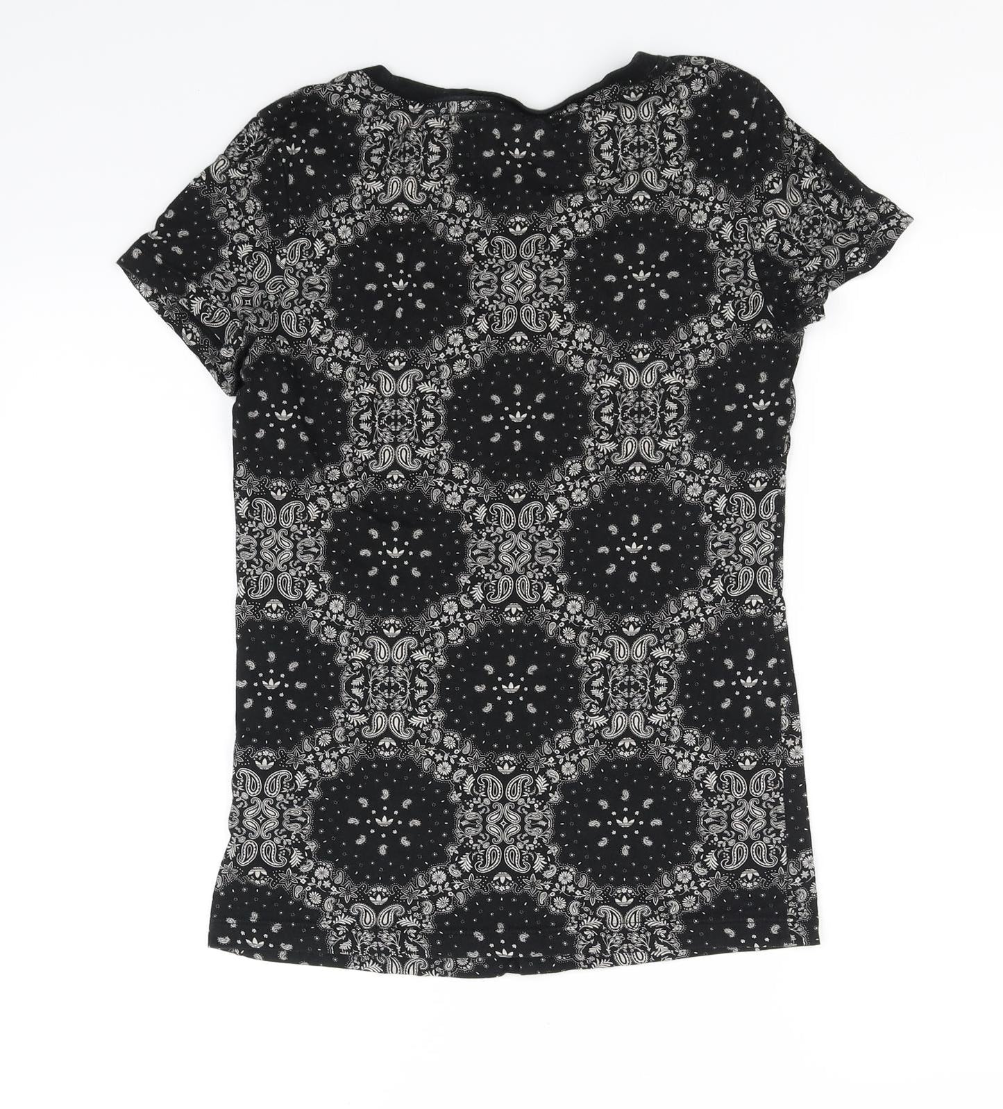 adidas Womens Black   Basic T-Shirt Size 8