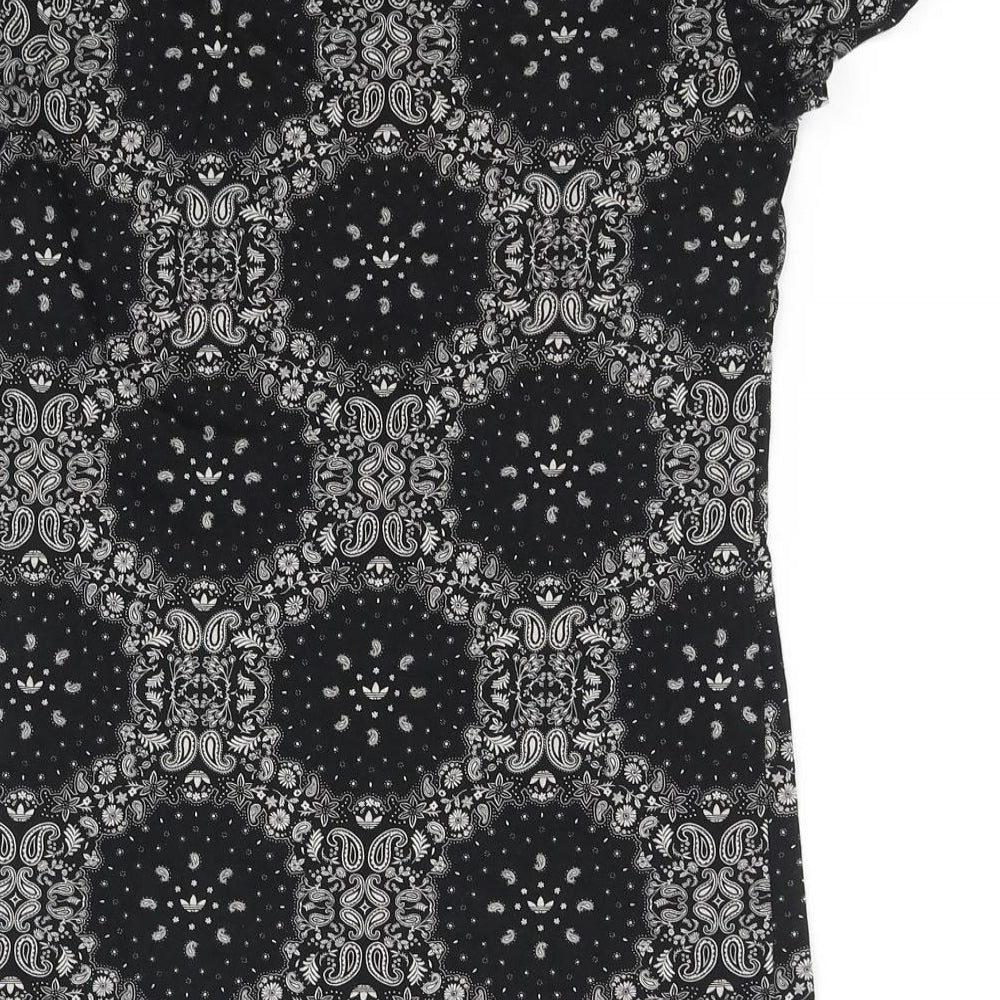 adidas Womens Black   Basic T-Shirt Size 8