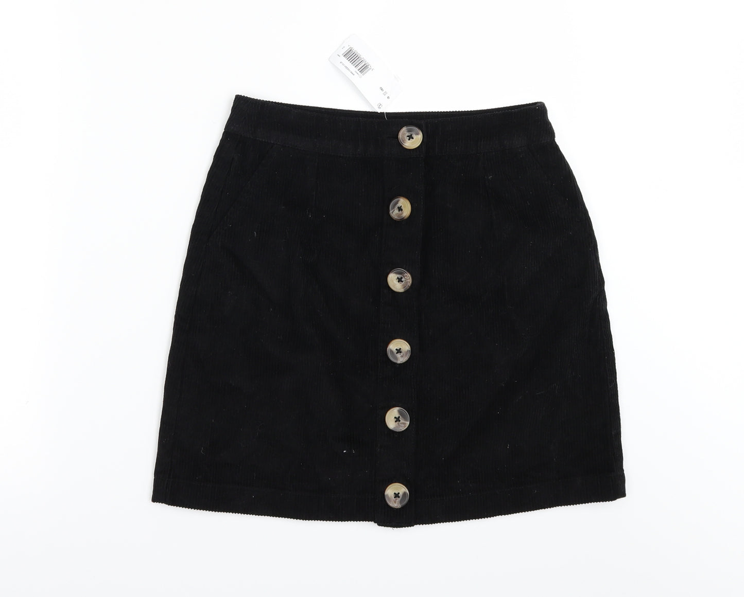 Papaya Womens Black   Mini Skirt Size 8