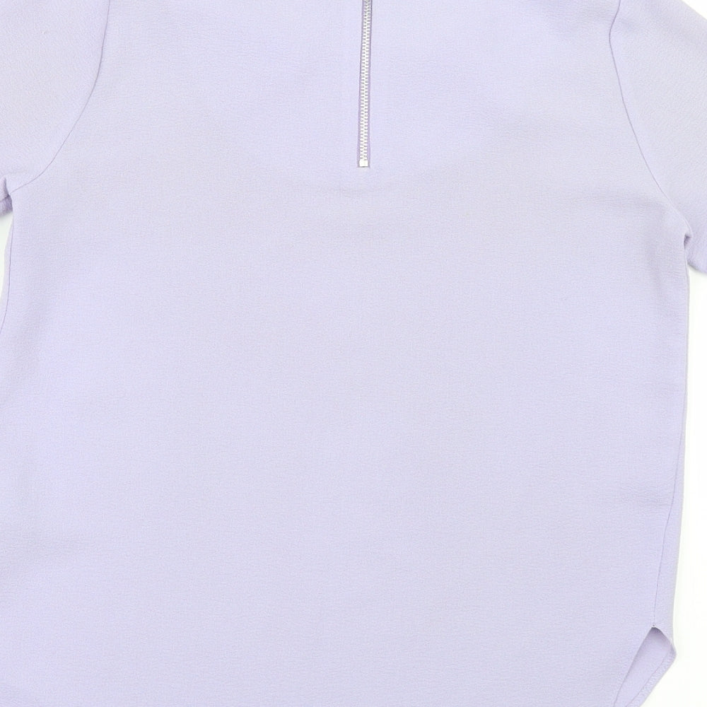 F&F Womens Purple   Tunic Blouse Size 6