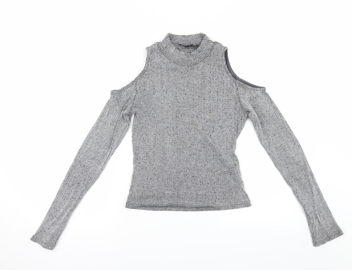 Primark Womens Grey   Basic T-Shirt Size 8