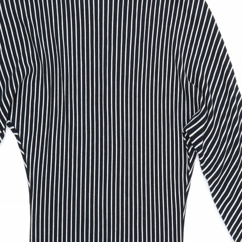 ASOS Womens Blue Striped  T-Shirt Dress  Size 6