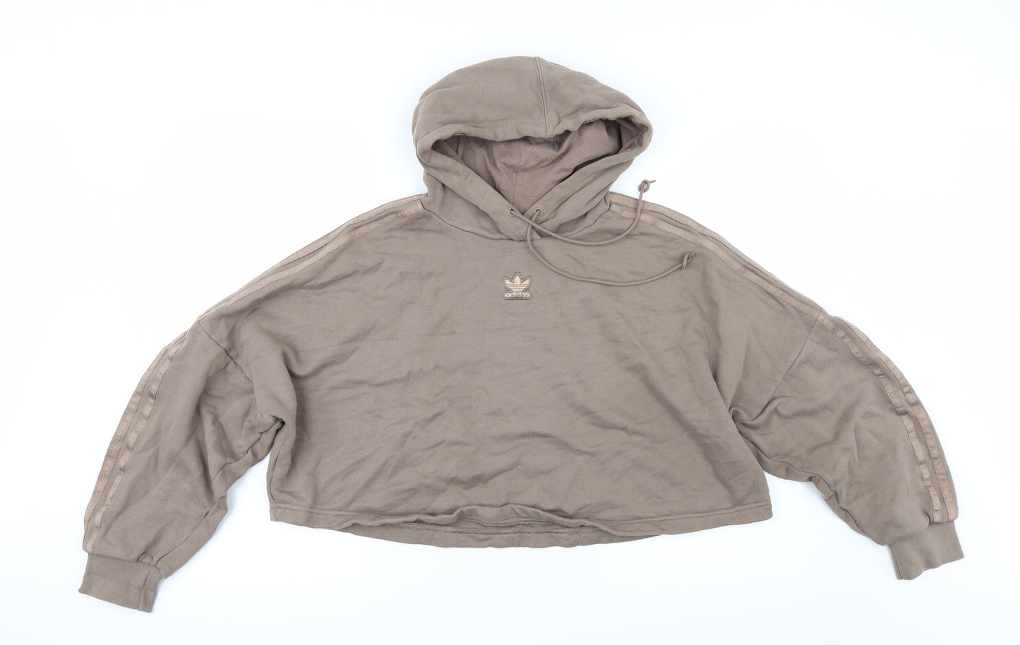 adidas Womens Brown   Pullover Hoodie Size 12  - cropped hoodie