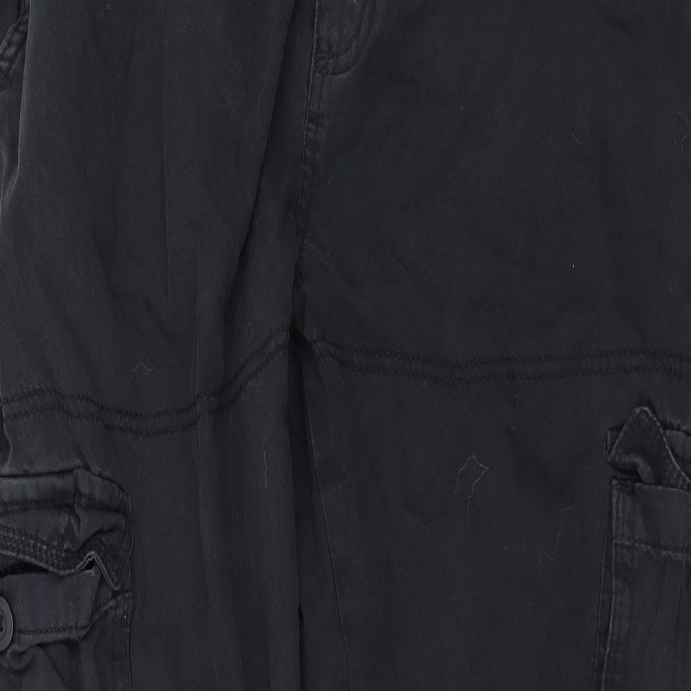 George Mens Black  Denim Straight Jeans Size 34 in L29 in