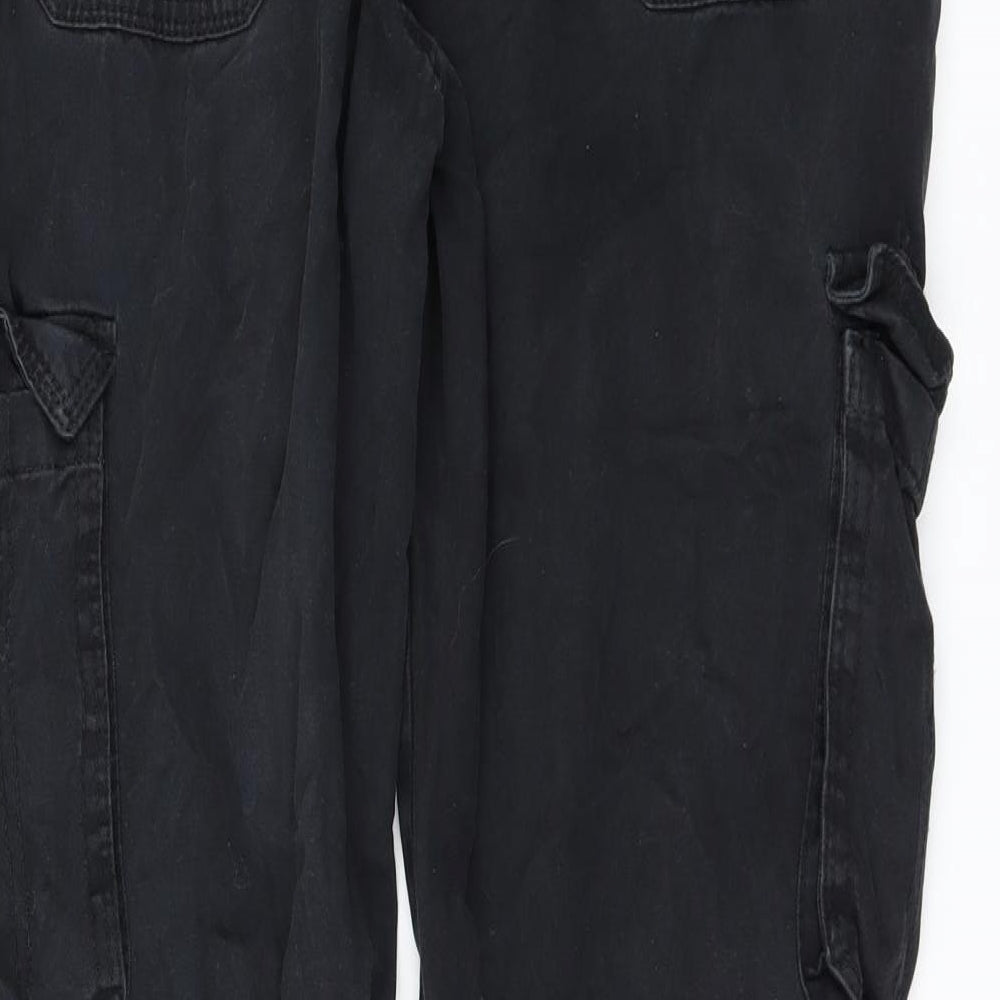 George Mens Black  Denim Straight Jeans Size 34 in L29 in