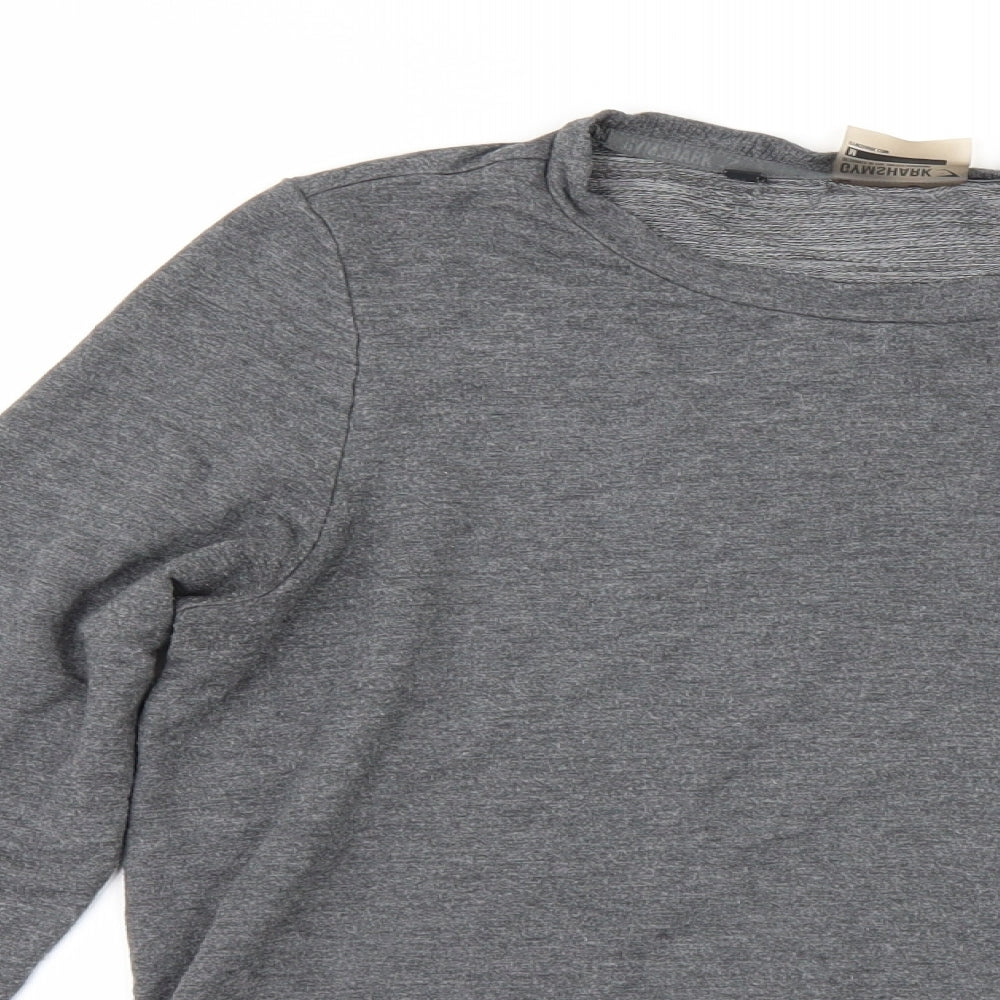 Gym Shark Womens Grey   Basic T-Shirt Size M